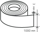 Рулон нержавеющий 3х1000 мм.  AISI 201 (12Х15Г9НД) холоднокатаный,  зеркальный