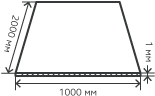 Лист нержавеющий  1х1000х2000 мм.  AISI 201 (12Х15Г9НД) холоднокатаный,  просечно-вытяжной (ПВЛ)